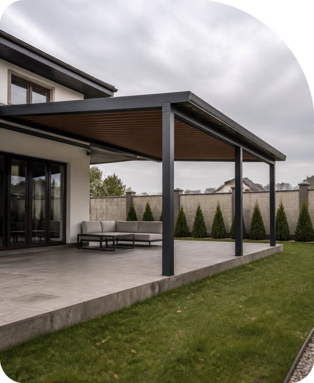 Пергола навес под ключ в Ижевске по цене 67516 р. | РадиДОМА-Жвс